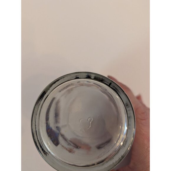 Vintage Libbey  Christmas Glass With Santa Sleigh & Snowy Village Scene - Picture 5 of 6